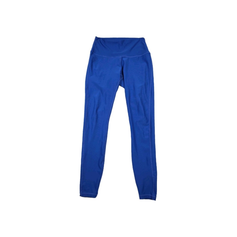 Tesla Yoga Pants Women's Size Medium‎ Leggings Blue Stretch Coin Pocket Athletic